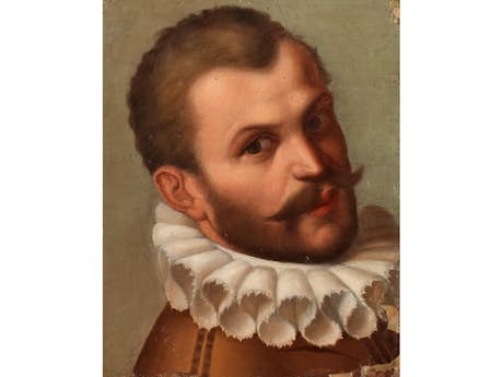 Bologneser Meister des 17. Jahrhunderts, Bezug zu Agostino Carracci, 1557 – 1602, sowie Bartolomeo Passarotti 1529 – 1592 
